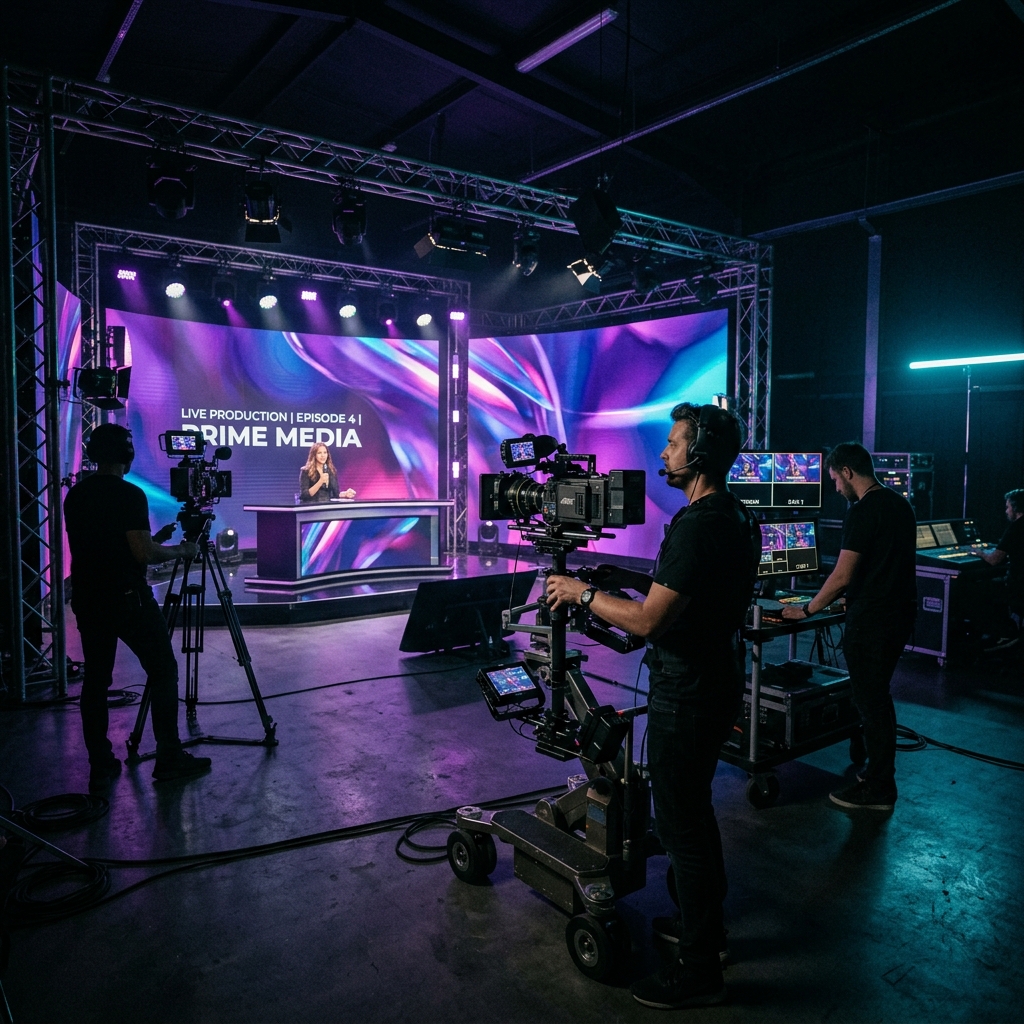 Powerlive studio background